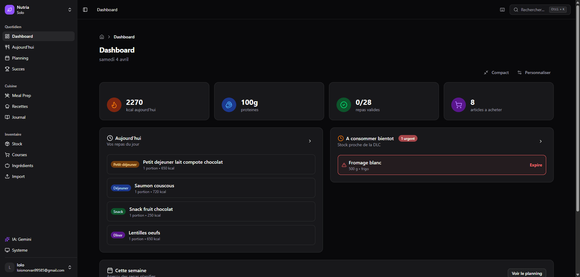Aperçu du projet Nutria